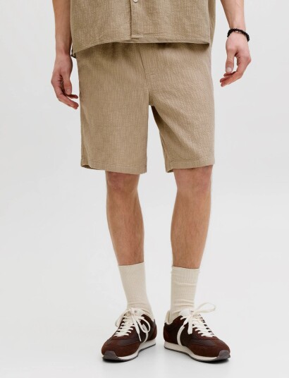 Jack & Jones Jpstjaiden Wavy Jogger Shorts Reg Sn Khaki green XXL