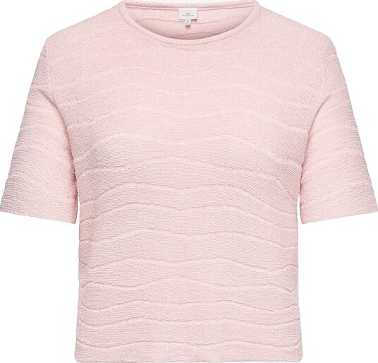 Only Carmakoma   Genser carSunny SS O neck Loose Tee Knt   Rosa