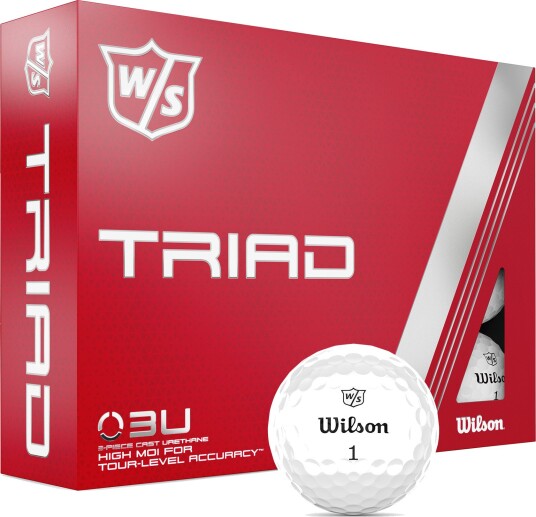 Golfball Wilson Golf Wilson Triad Golfballer 12 stk. Hy MOI-design