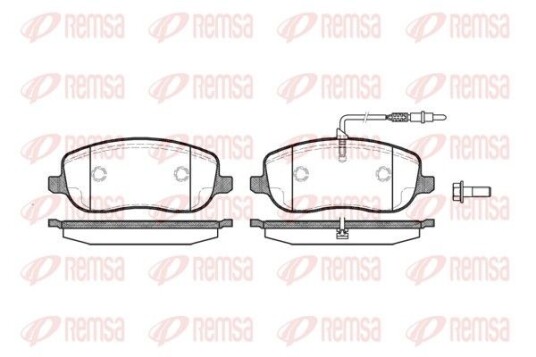 Bremseklosser REMSA 0879.12 Bremseklosser REMSA 0879.12
