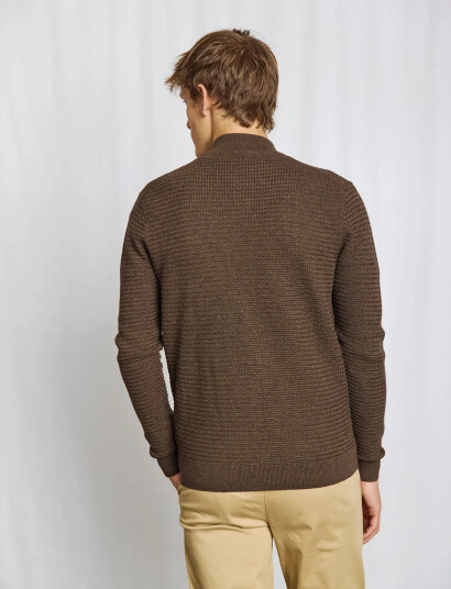Bruun & Stengade Bs Waldis Regular Fit Knitwear - Brown - XL