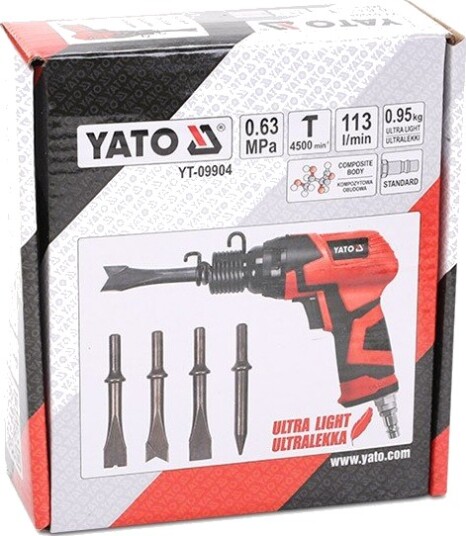 YATO YT-09904 Meiselhammersett