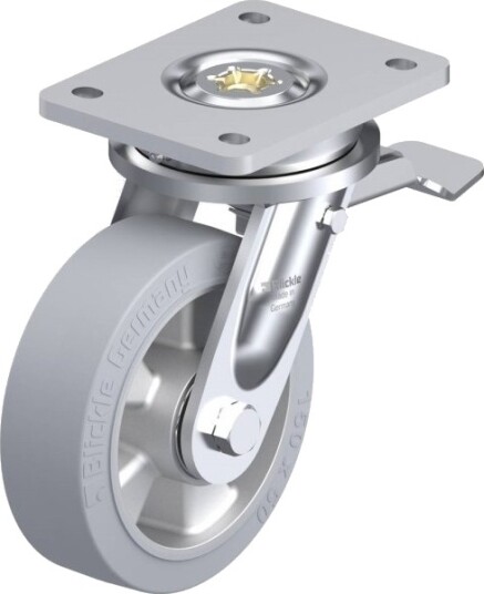 Blickle 708842 Lo-Alev 150K-St-Sg Styrehjul Med Brems Hjuldiameter 150 Mm Bæreevne Maks. 400 Kg (1 Stk)