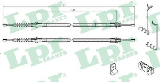 Bremsewire LPR C0285B