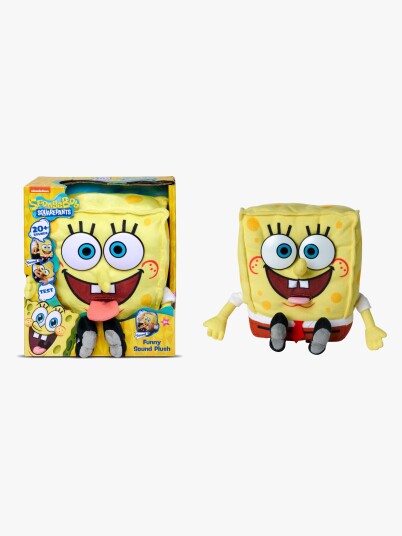 Simba Toys Spongebob Squarepants, Spongebobfeature Plush (30 Cm) - Yellow - 30 CM Simba Toys Spongebob Squarepants, Spongebobfeature Plush (30 Cm) - Yellow - 30 CM