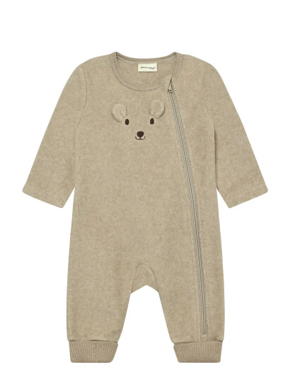 Minymo Suit Ls Fleece Beige 86 Minymo Suit Ls Fleece Beige 86