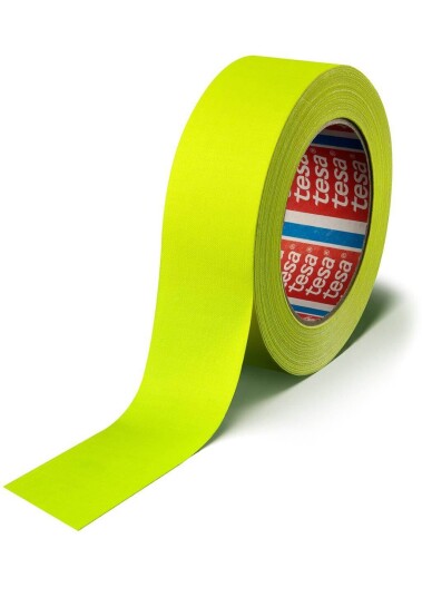 TESA 4671 Highlight gaffa 50mm x 25m, fluoriserende gul