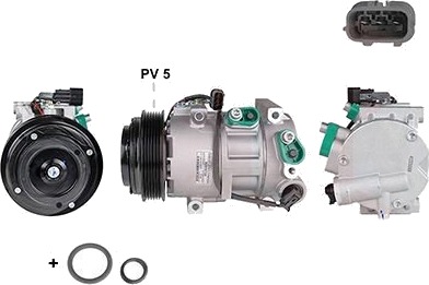 VAN WEZEL 8201K728 AC-kompressor VAN WEZEL 8201K728 AC-kompressor