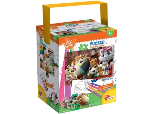 Lisciani Giochi Tub Puzzle Mini 24 44 Gatti Meaow! Alle Kjønn Nemo
