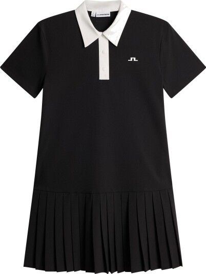 J. Lindeberg 30Y Grace Pleated Dress Black XS