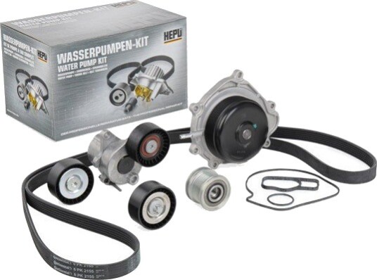 Vannpumpe + kileremsett HEPU PK15130A Vannpumpe + kileremsett HEPU PK15130A