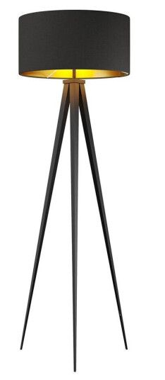 Lindby Benik Gulvlampe Black/Gold