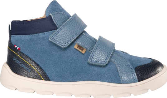 Viking Molde Barefoot Mid TEX 2V Jr Sneakers, Denim, 34
