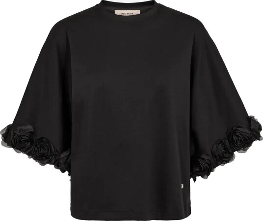 MOS MOSH Mmrosette O Ss Tee BLACK S
