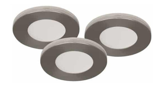 LED Mini Downlight Pakke 3x3W Satin