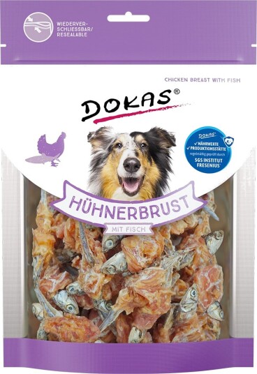 Dokas Kyllingbryst Med Fisk 220 G Dokas Kyllingbryst Med Fisk 220 G