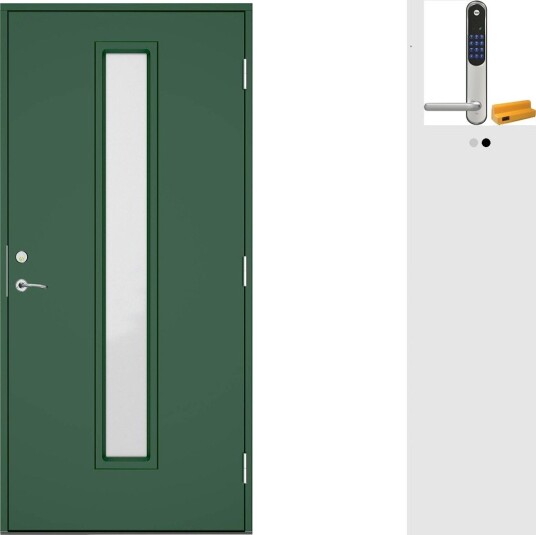Ytterdør Swedoor Clever-Line+ Abisko med Yale Entrus