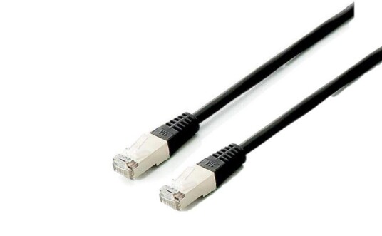 EQUIP Patchkabel RJ45 S/FTP Cat6A 0.50m Schwarz (SSTP)PIMF