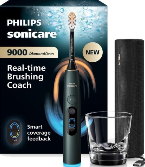 Philips Sonicare DiamondClean 9000 elektrisk tannbørste HX9213/84 (grønn)
