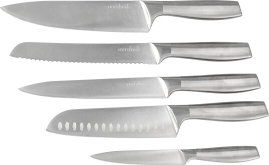 Nordwik Nordwik knivsett 5 deler Rustfritt stål Nordwik Nordwik knivsett 5 deler Rustfritt stål