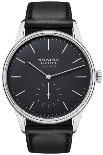Nomos Glashütte Herreklokke N 346 Orion Neomatik Sort/Lær Ø38.5 mm Nomos Glashütte Herreklokke N 346 Orion Neomatik Sort/Lær Ø38.5 mm