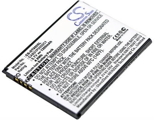 Alcatel One Touch Pop C3 batteri (1300 mAh 3.7 V)