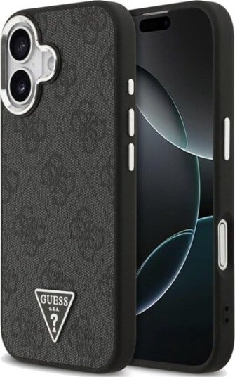GUESS 4G Triangle Logo MagSafe case for iPhone 17 - black