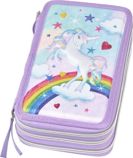 Faber Castell Triple Decker pencil case unicorn 573040