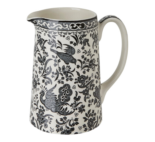 Burleigh Black Regal Peacock Tankard mugge medium 568 ml Burleigh Black Regal Peacock Tankard mugge medium 568 ml