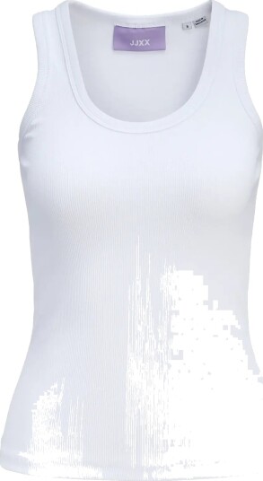 JJXX Girls Jxfrida Sl U Neck Top Jrs Noos Grl   White   164
