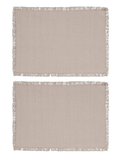 Noble House Place Mat Anders 2-P - Beige - 30X45CM
