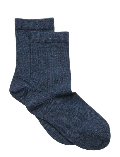 mp Denmark Wool Rib Socks - Blue - 19/21 mp Denmark Wool Rib Socks - Blue - 19/21