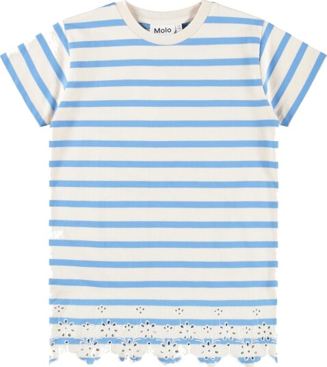 Molo Kjole Cherry Fersk Stripe Molo 5 6 år (110 116) Kjole Blå Hvit Molo Kjole Cherry Fersk Stripe Molo 5 6 år (110 116) Kjole Blå Hvit