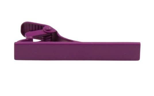 Metall Slipsnal, Kobberfarget i magenta., Lilla, Ensfarget, Notch Solid Magenta