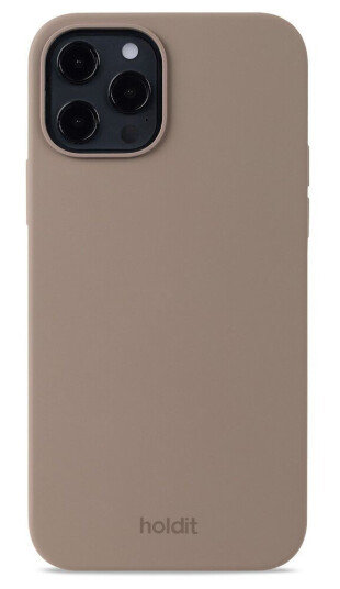 Holdit iPhone 12/12 Pro Soft Touch Silikon Deksel - Mocha Brown