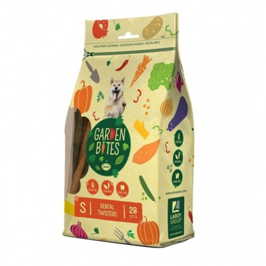 Garden Bites Dental Twisters Small 420 g - Tilleggsfôr for Hund Garden Bites Dental Twisters Small 420 g - Tilleggsfôr for Hund