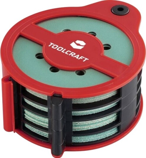 Toolcraft 35 Stk To-10674219 Multislipesett Med Borrelås, Korn 80/120/180/240, 1 Sett Toolcraft 35 Stk To-10674219 Multislipesett Med Borrelås, Korn 80/120/180/240, 1 Sett