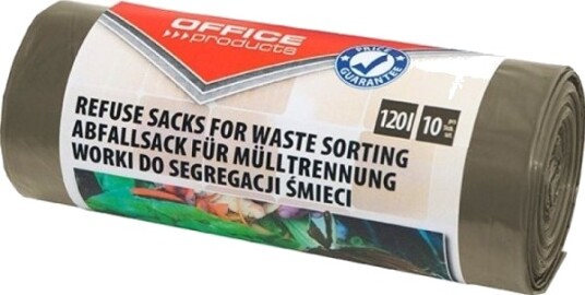 Office Products Søppelposer Til Hjemmet For Kildesortering Ldpe 120 L 10 Stk Brune Office Products Søppelposer Til Hjemmet For Kildesortering Ldpe 120 L 10 Stk Brune