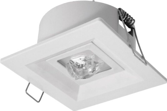 Lovato Nødarmatur P Eco Led 1W 125Lm Opt. Kabelrenne 3H Hvit Lvpc/1W/Ese/X/Wh