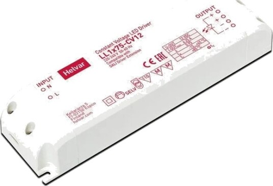 Helvar Led Driver Ll1x75 Cv12 12V Output 75W Helvar Led Driver Ll1x75 Cv12 12V Output 75W