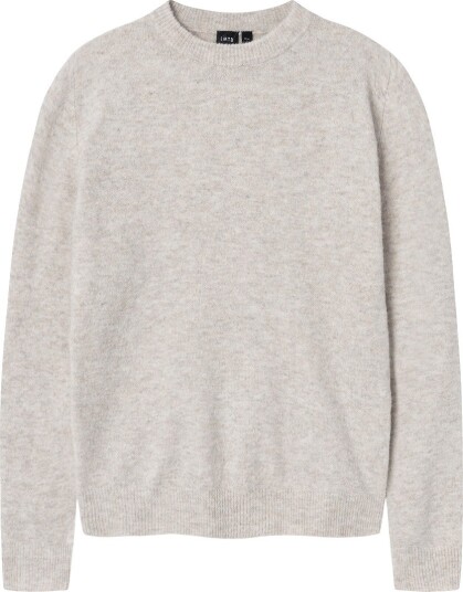 LMTD Nlmlodett Ls O Neck Knit Cream 134 140