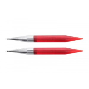 KnitPro Trendz Udskiftelige Rundpinde Akryl 13cm 12,00mm US17 Red