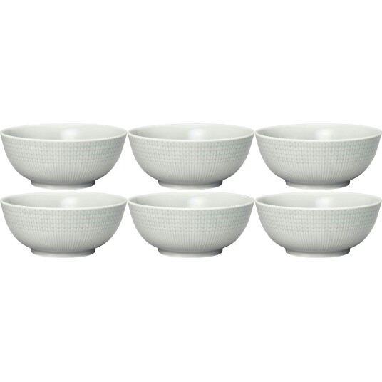 Rörstrand Swedish Grace Skål 60 cl 6 pk Fog Light Grey