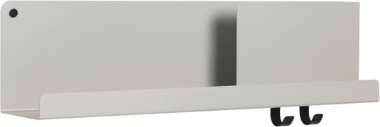 Muuto Folded Shelves Medium Grey Hyller & Hyllesystem Johan Van Hengel Svart Metall