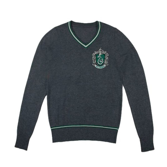 Harry Potter - Slytherin - Grey Knitted Sweater - Large Harry Potter - Slytherin - Grey Knitted Sweater - Large
