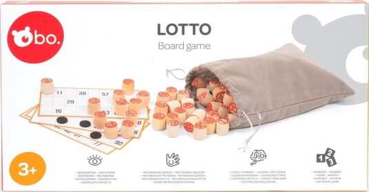 Northix Lotto-brettspill for familiemoro 2-6 spillere i alderen 4+ 8052ML