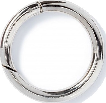 Prym Prym Karabinhake Rund Zink Sølv Ø35Mm 2 Stk Prym Prym Karabinhake Rund Zink Sølv Ø35Mm 2 Stk