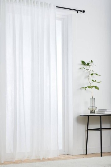 Jotex CAISA gardin med multifunksjonsbånd 1 lengde - ekstra bred Naturhvit 1669525-01-0 1608295-01-300