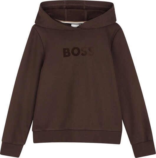 BOSS Hooded Sweatshirt   Brown   128