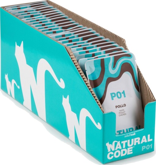 Natural Code våtfôr Sparepakke Soft Jelly Pouch Kylling 24 x 70 g